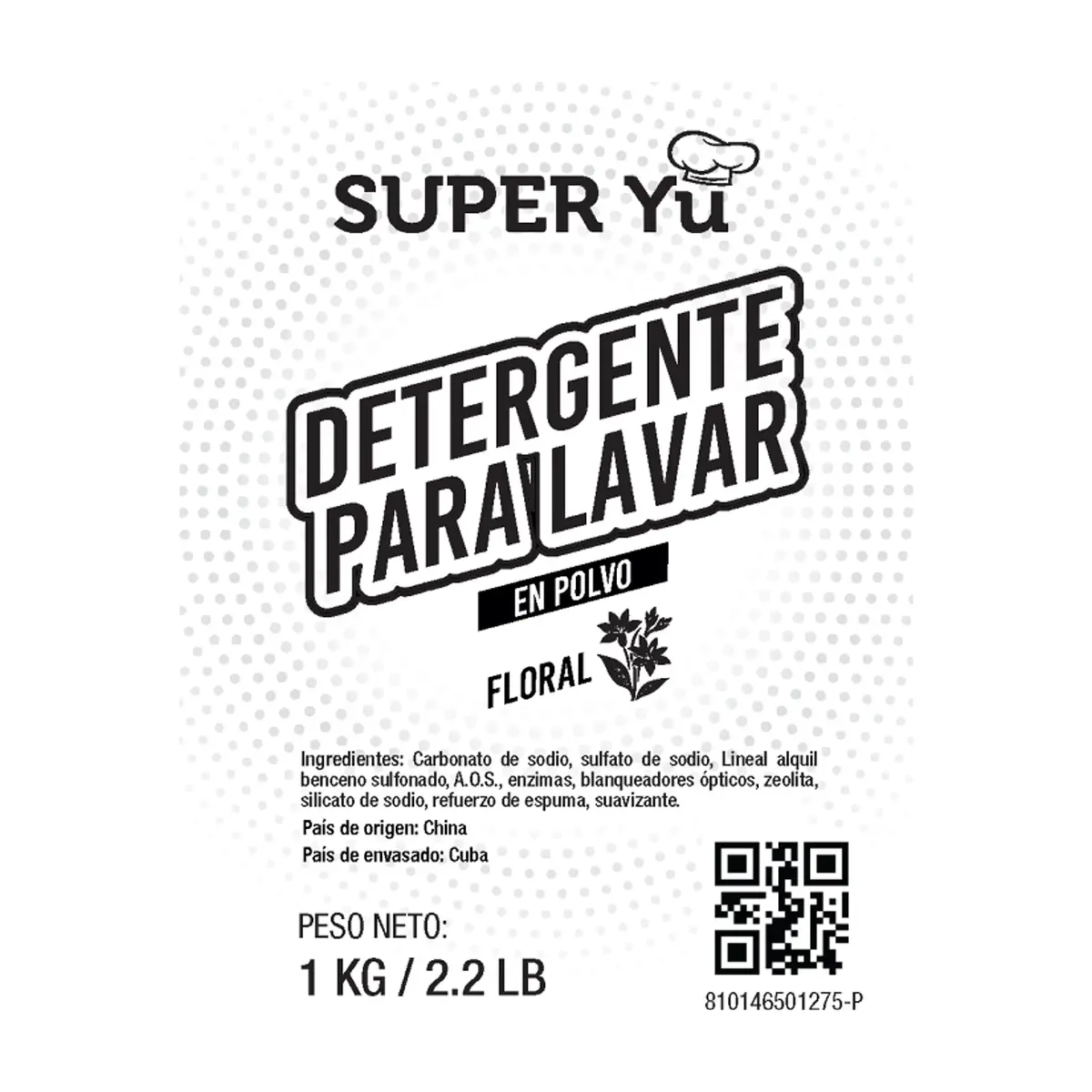Detergente en polvo con aroma a flores Super Yu (3 x 1 kg / 2.2 lb) - Thumbnail 4
