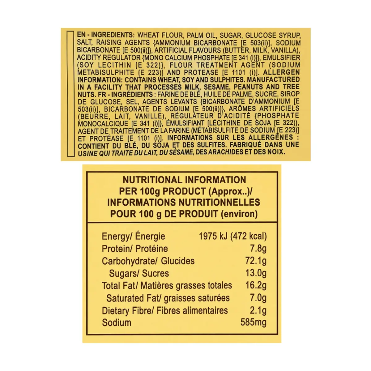 Galletas saladas Club Crackers Glendor (8 x 25 g) - Thumbnail 4