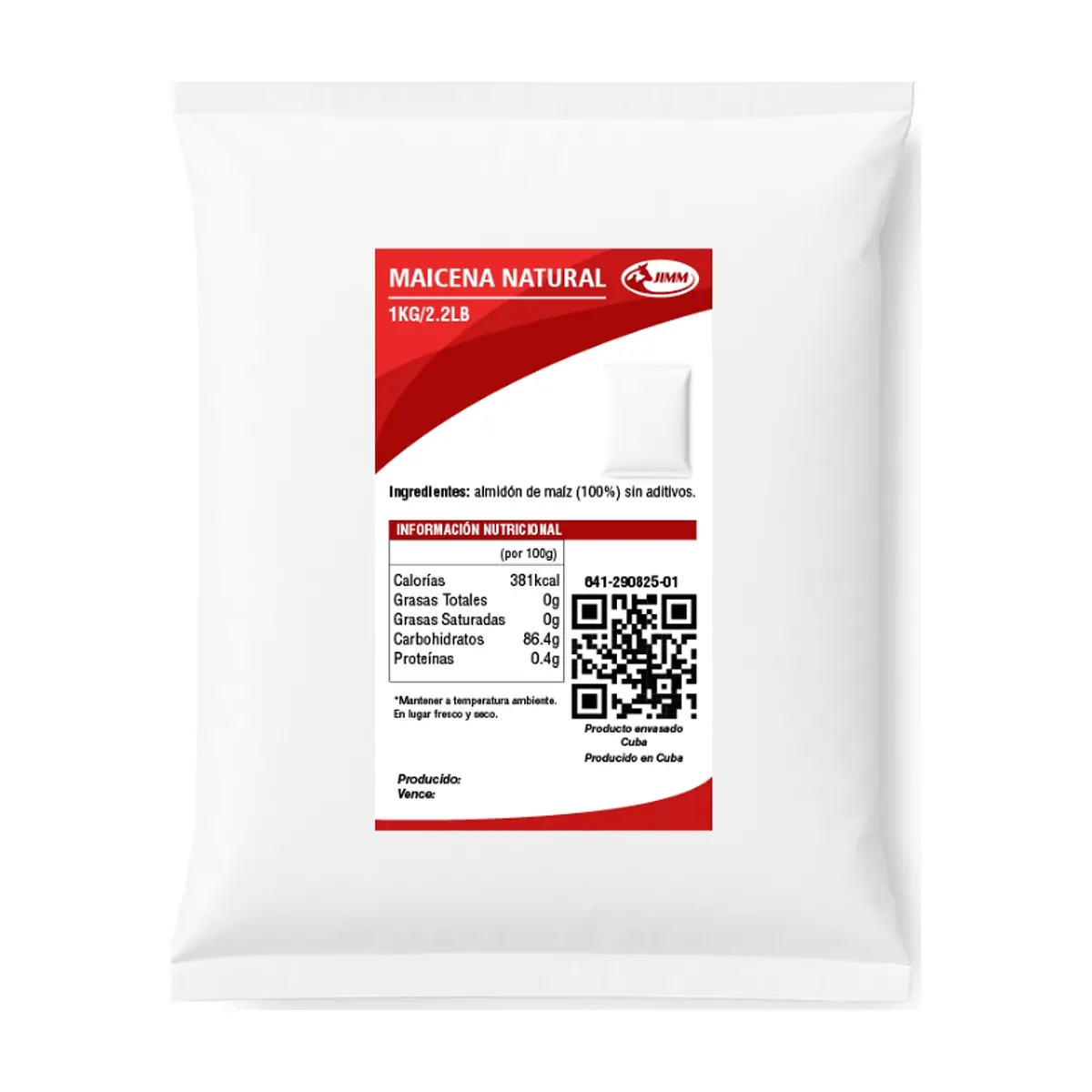 Maicena natural Jimm (1 kg / 2.2 lb)