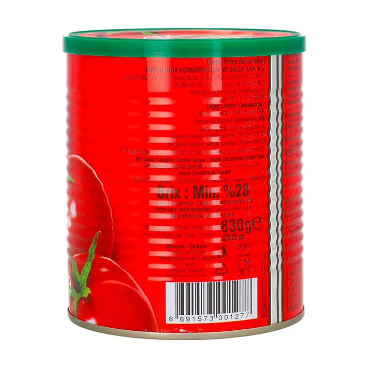 Pasta de tomate Burcu (830 g / 1.83 lb) - Thumbnail 3