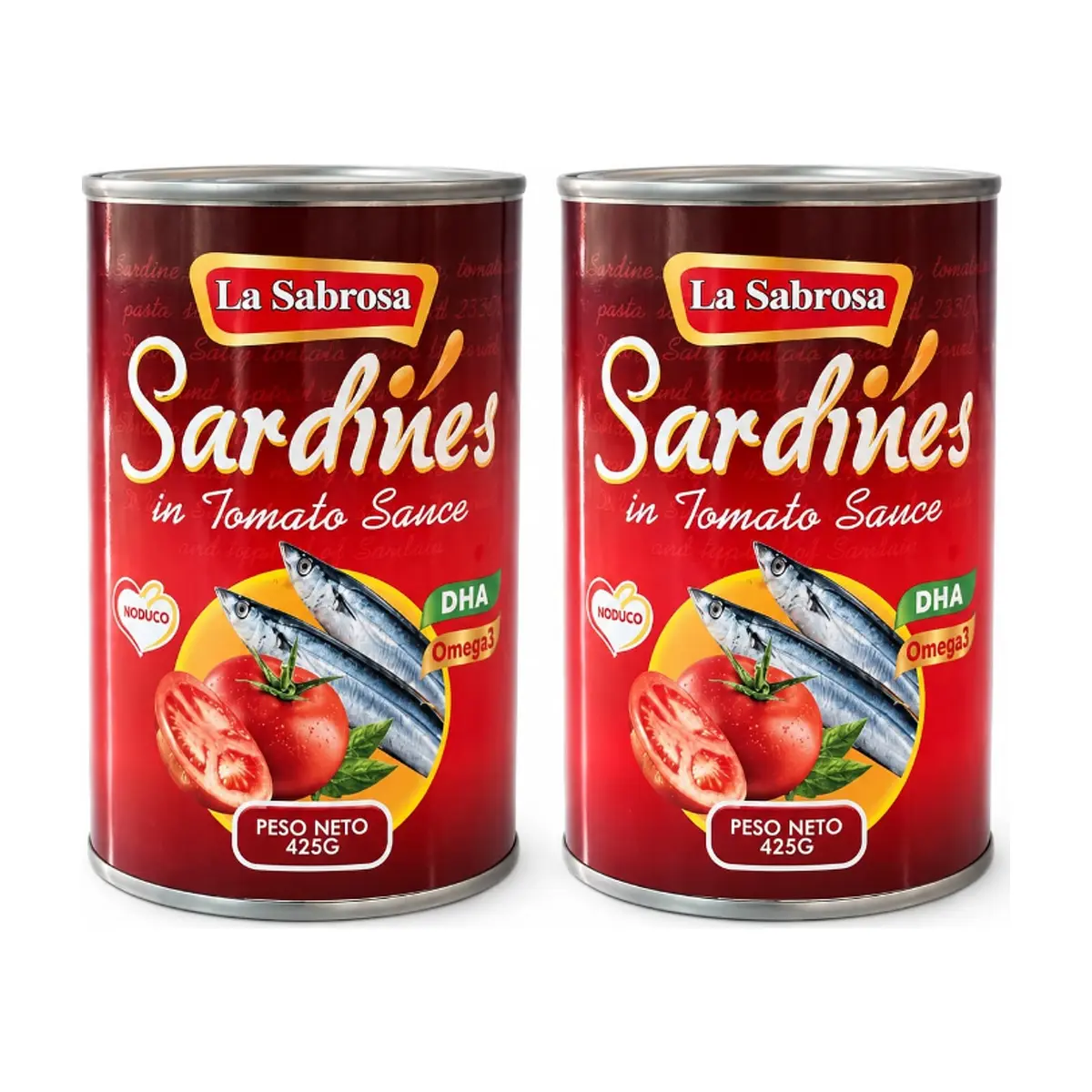 Sardina en salsa de tomate La Sabrosa ( 2 x 425 g / 14.99 oz)