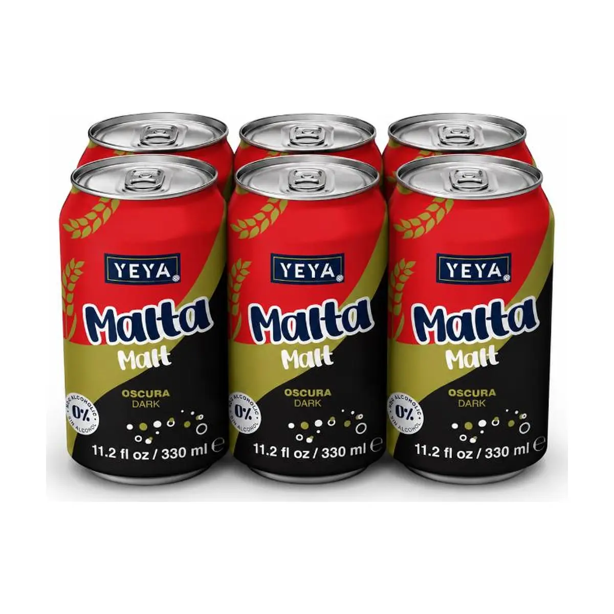 Malta oscura YEYA (6 x 330 ml) - Miniatura 1