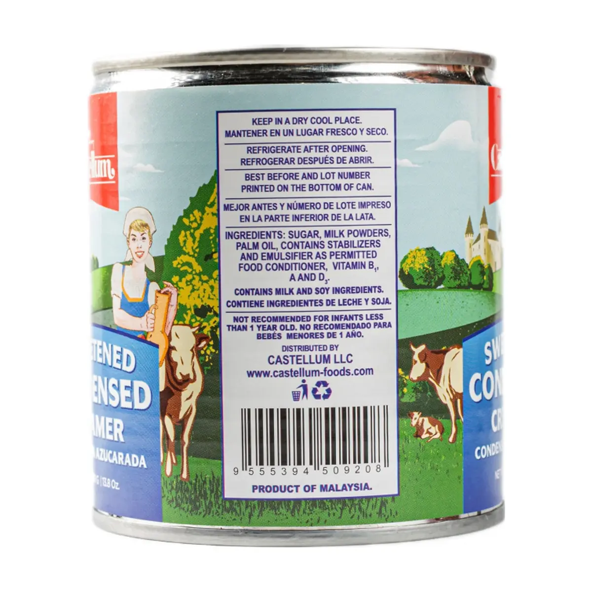 Leche condensada azucarada Castellum (390 g / 13.8 oz) - Thumbnail 6