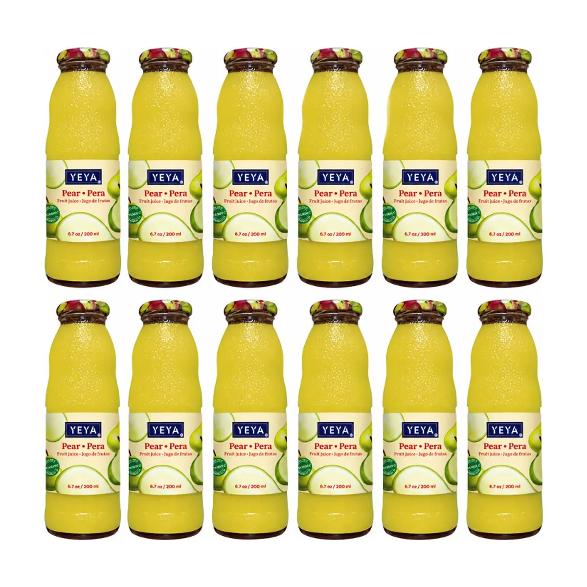 Jugo de frutas sabor pera YEYA (12 x 200 ml / 6.7 oz)