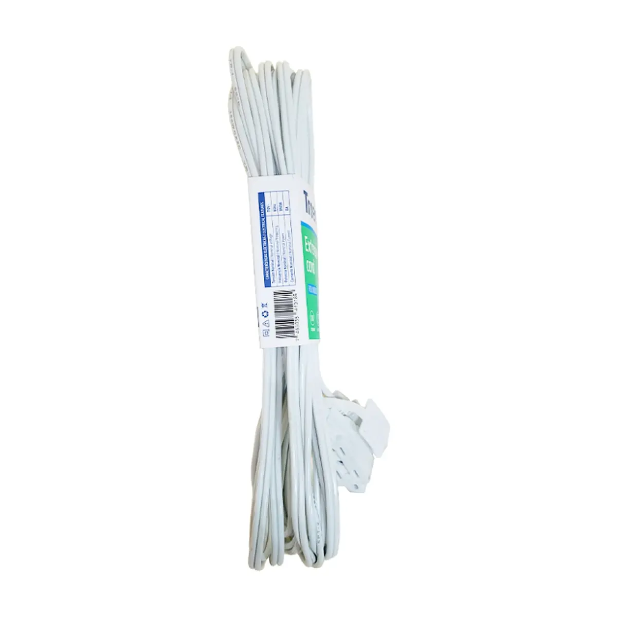 Extensión eléctrica de 7.6 m color blanca para interiores Troen - Miniatura 4