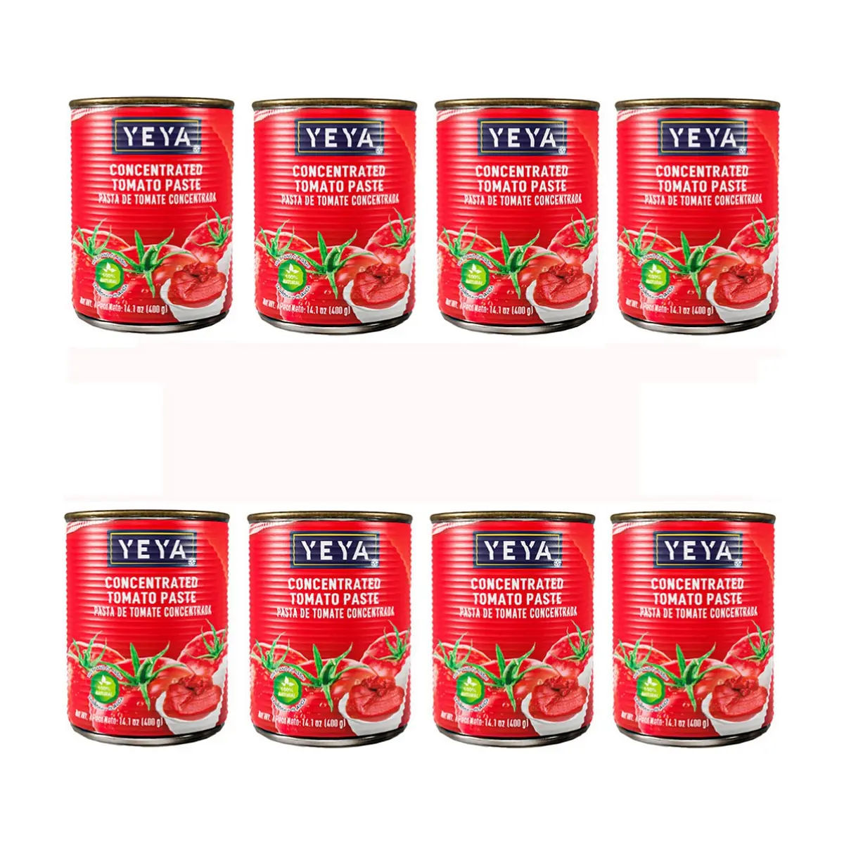 Pasta de tomate concentrada YEYA (8 x 400 g / 14.1 oz)