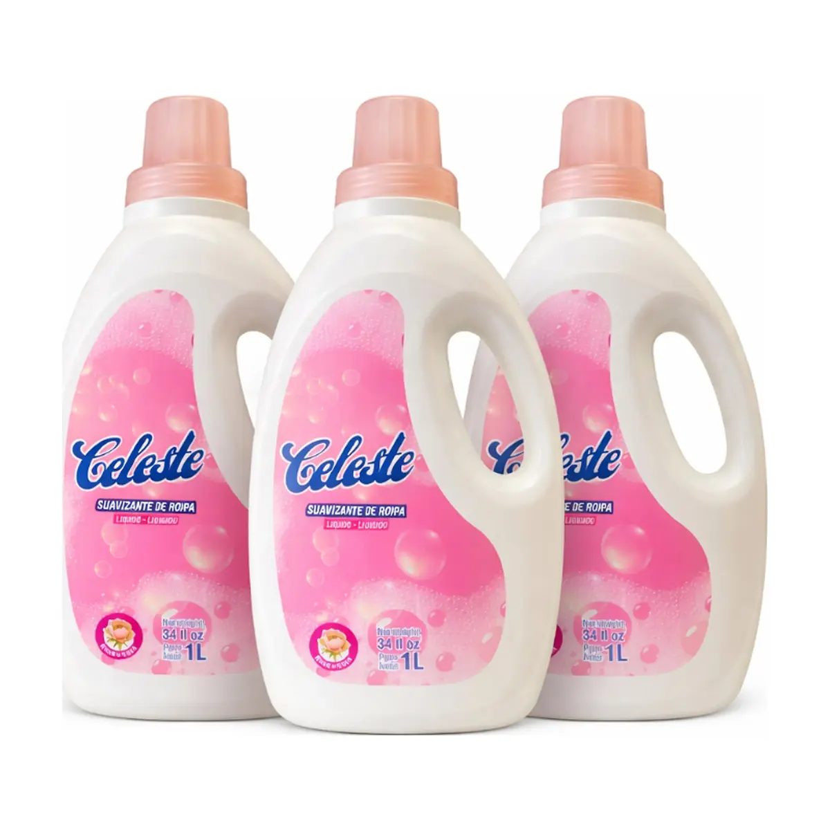 Combo Suavizante de ropa líquido Celeste (3 x 1000 ml) - Imagen 1