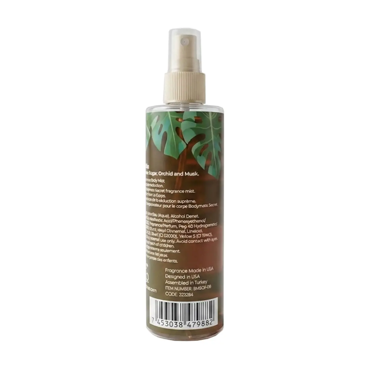 Colonia corporal - perfume spray - para mujer fragancia combinada de vainilla y azúcar morena Bodymate (250 ml / 8.4 fl.oz.) - Thumbnail 11