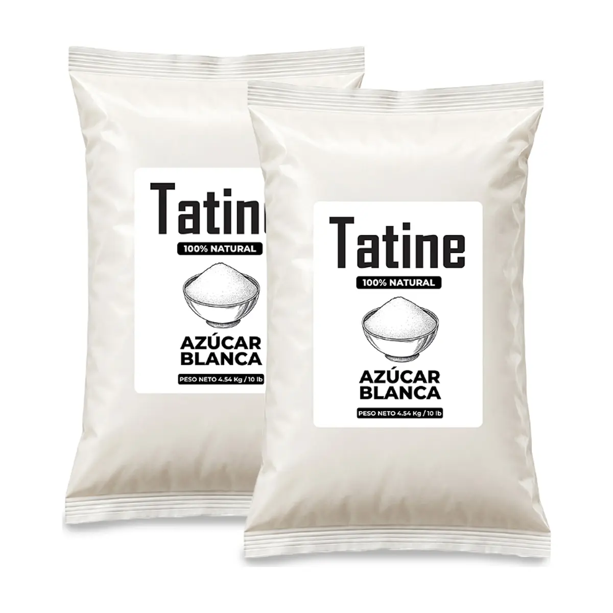 Azúcar blanca Tatine (2 x 5.54 kg / 10 lb)