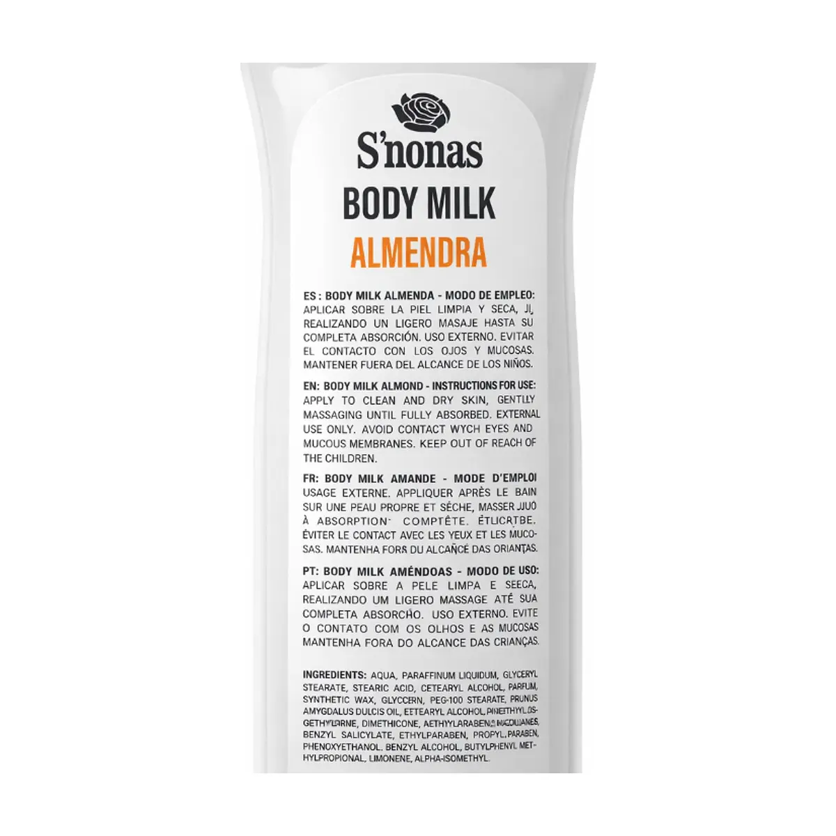 Crema corporal de almendra S'nonas (750 ml) - Thumbnail 3