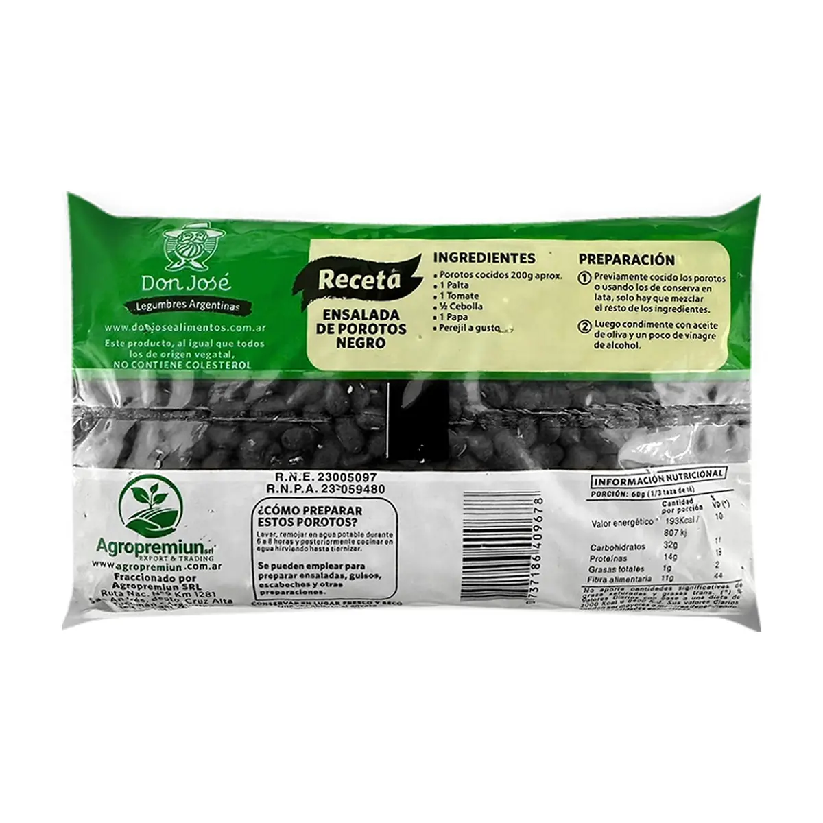 Frijoles negros Don José (500 g / 1.1 lb) - Thumbnail 2