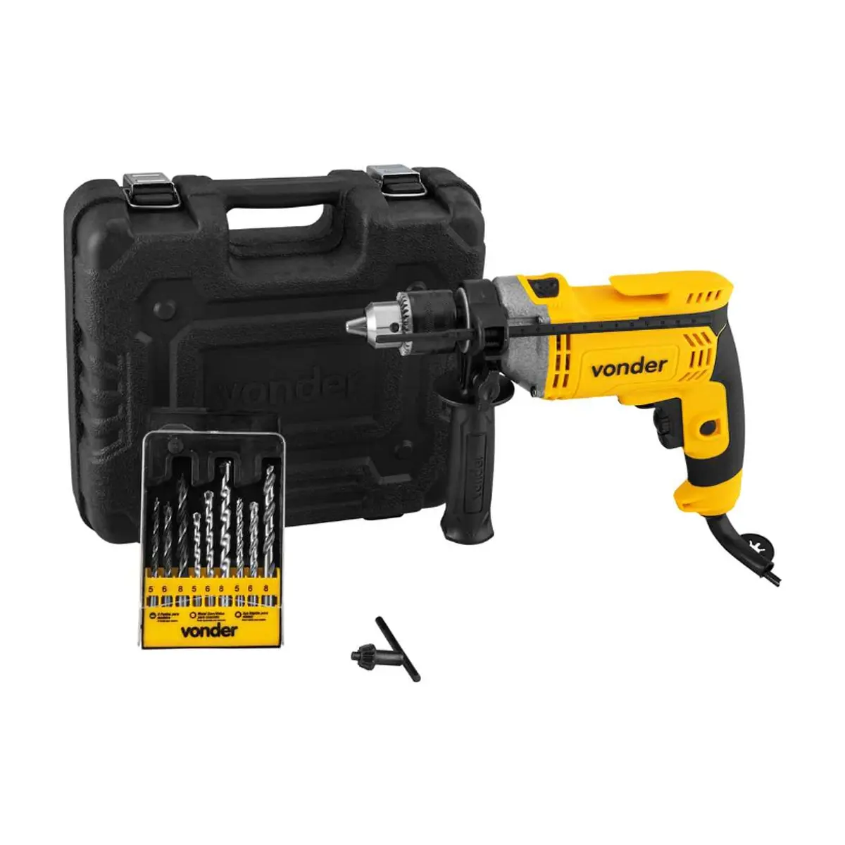 Taladro reversible 1/2'' de 127 V con impacto FIV709 Vonder