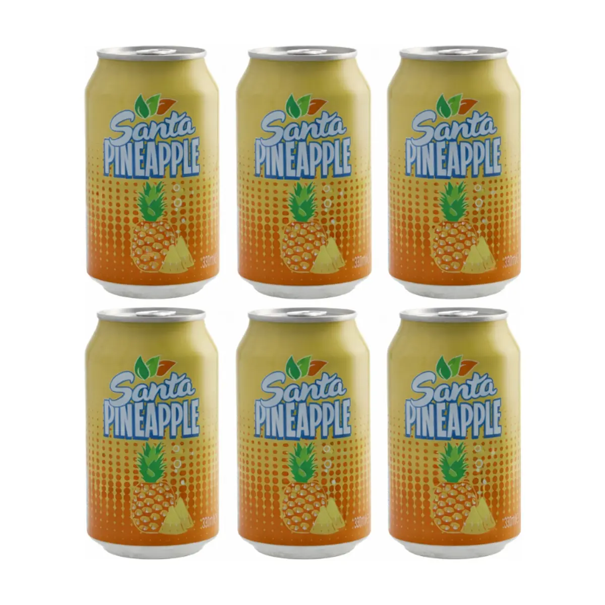 Refresco gaseado de piña Santa (6 x 330 ml) - Miniatura 1