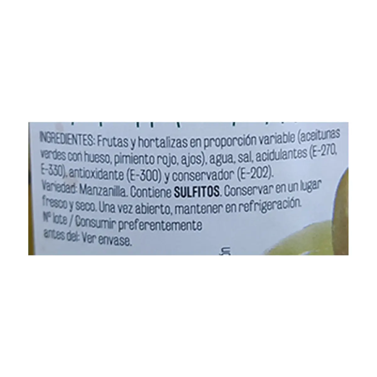 Aceitunas verdes aliñadas Vima Foods (290 g / 10.23 oz) - Thumbnail 2