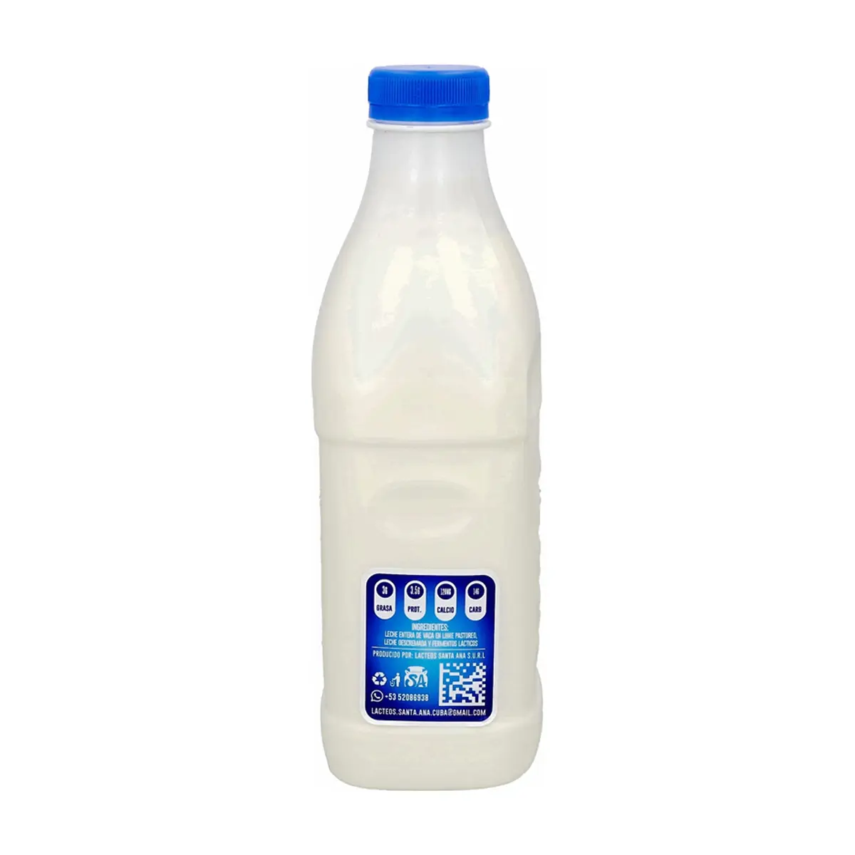 Yogurt probiótico natural Santa Ana (1 L) - Thumbnail 3
