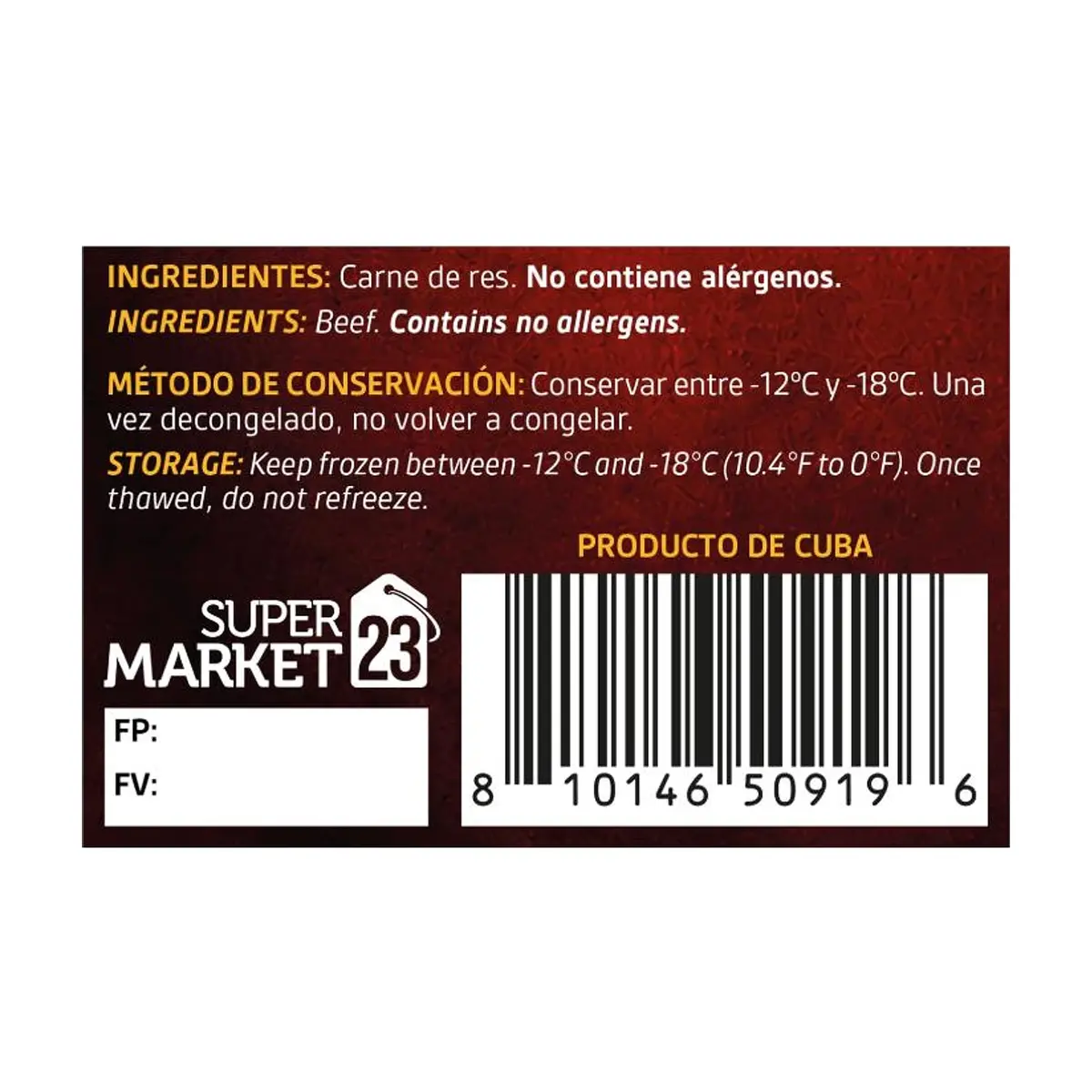 Cañada de res YEYA (2 kg / 4.4 lb) - Miniatura 2