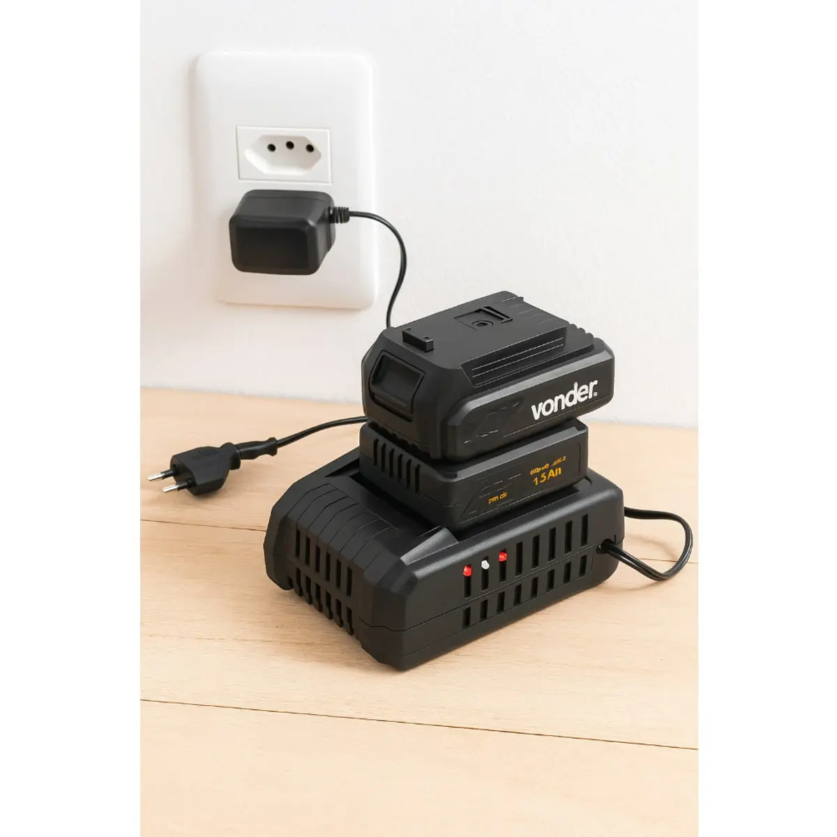Cargador de 12 V fuente de carga para PFV120I / PFD120I Vonder - Thumbnail 4