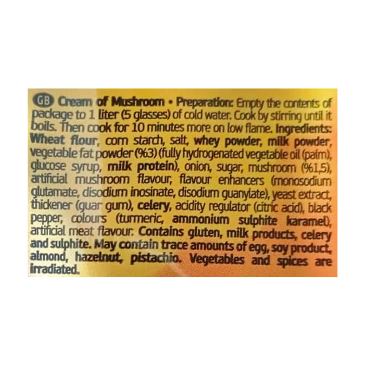 Sopa cremosa de champiñón Kent boringer (68 g / 2.4 oz) - Thumbnail 2