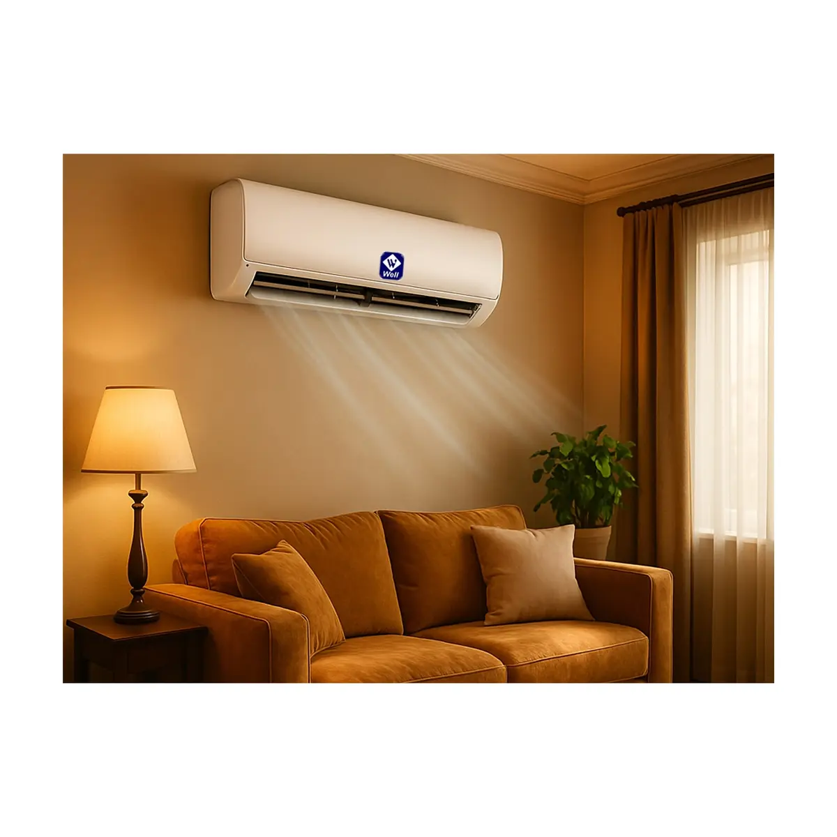 Aire acondicionado tipo split de 1 tonelada Well WA122W - Thumbnail 2