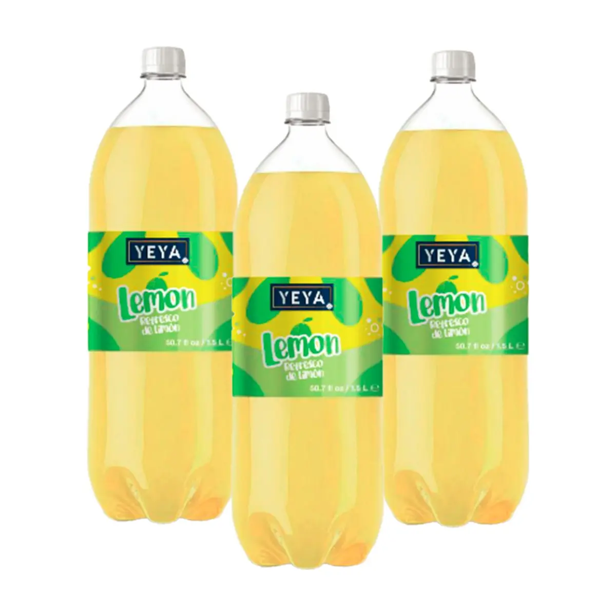 Refresco gaseado de limón YEYA (3 x 1.5 L / 50.7 fl oz)