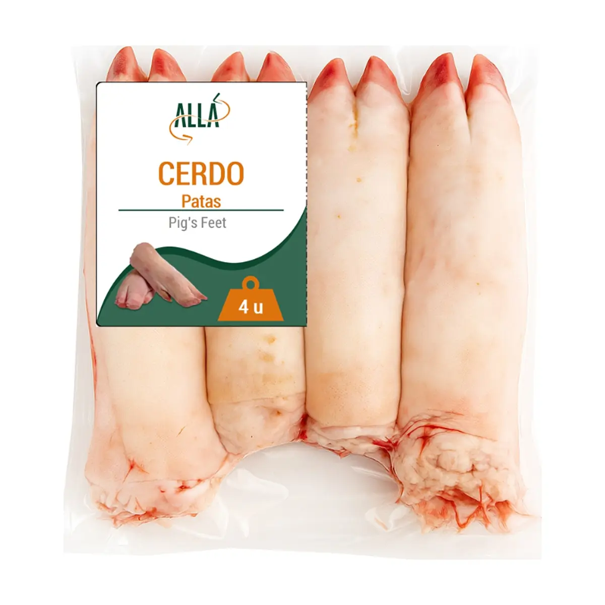 Patas de cerdo ALLÁ (4 u)