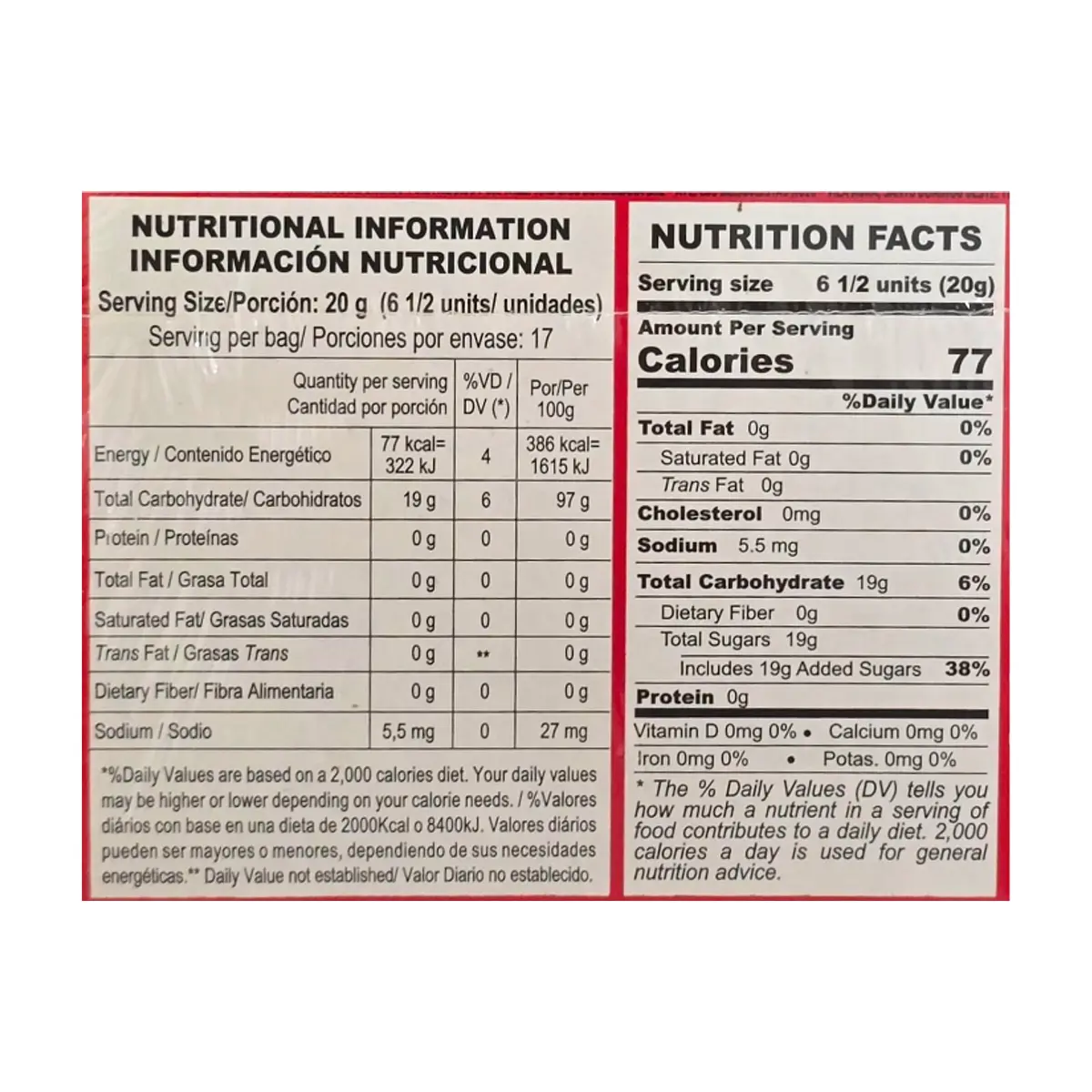 Caramelos duros sabor a cereza y mentol Freegells (334.8 g / 11.80 oz) - Thumbnail 3