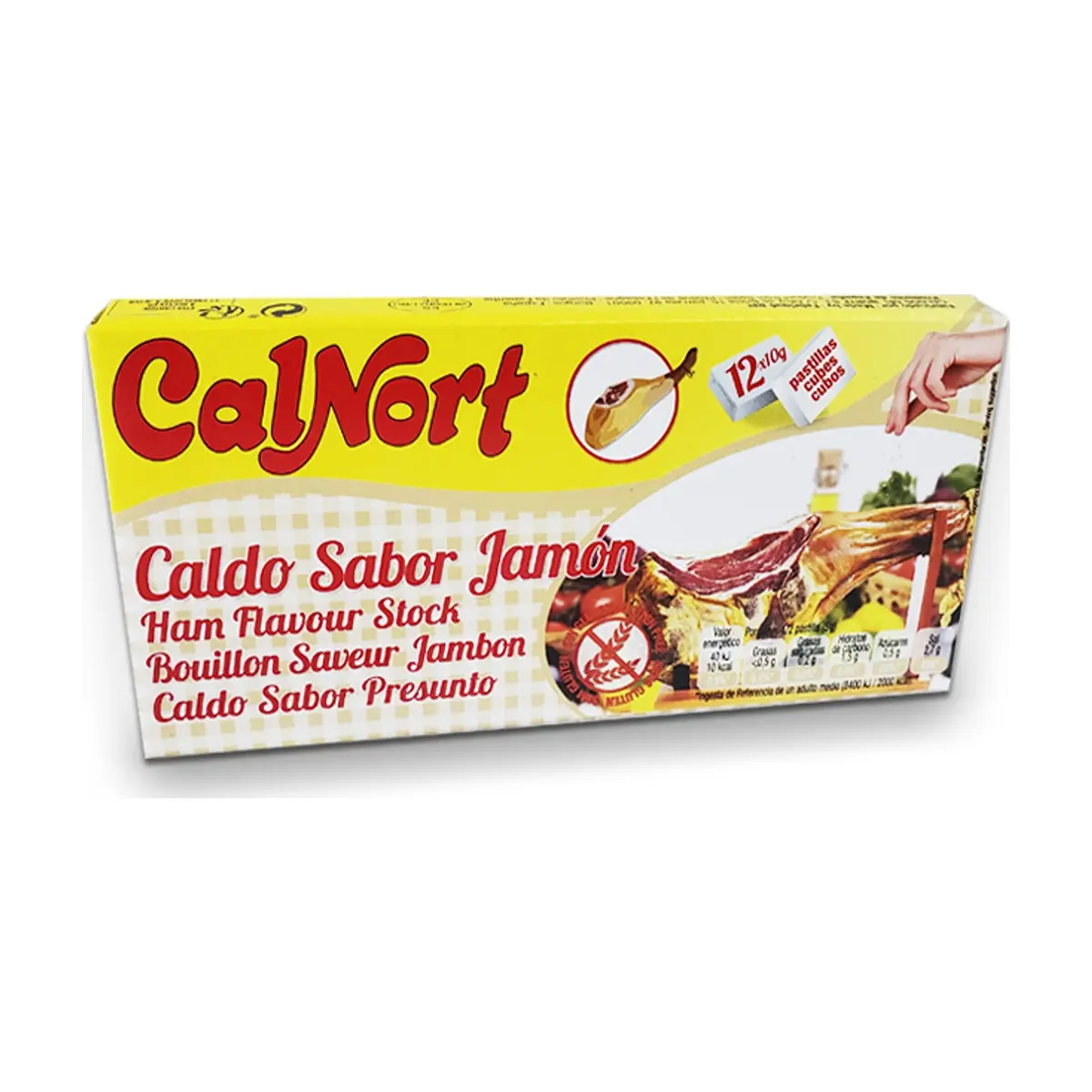 Caldo sabor jamón Calnort (120 g / 4.23 oz) - Miniatura 2