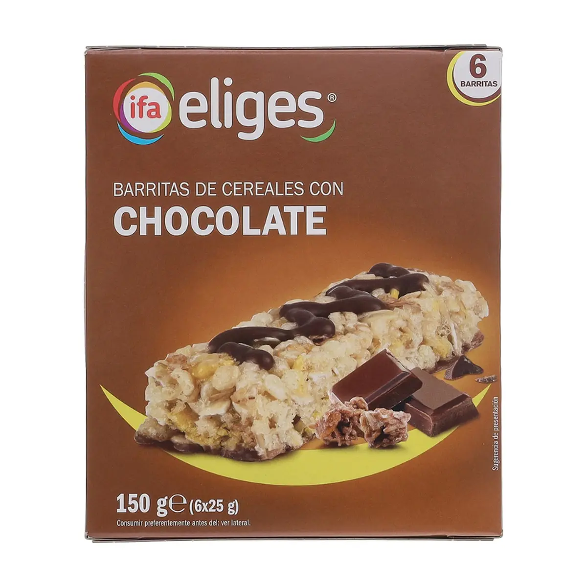 Barritas de cereales con chocolate IFA Eliges (150 g / 5.29 oz) - Miniatura 2