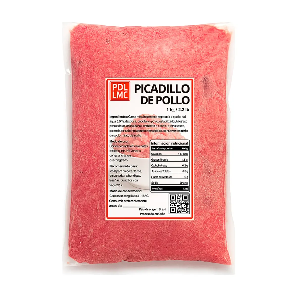 Carne separada mecánicamente PDL LMC (1 kg / 2.2 lb)
