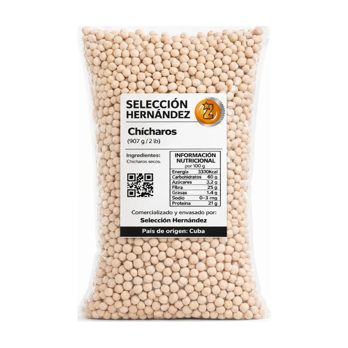 Chícharos Selección Hernández (907 g / 2 lb)