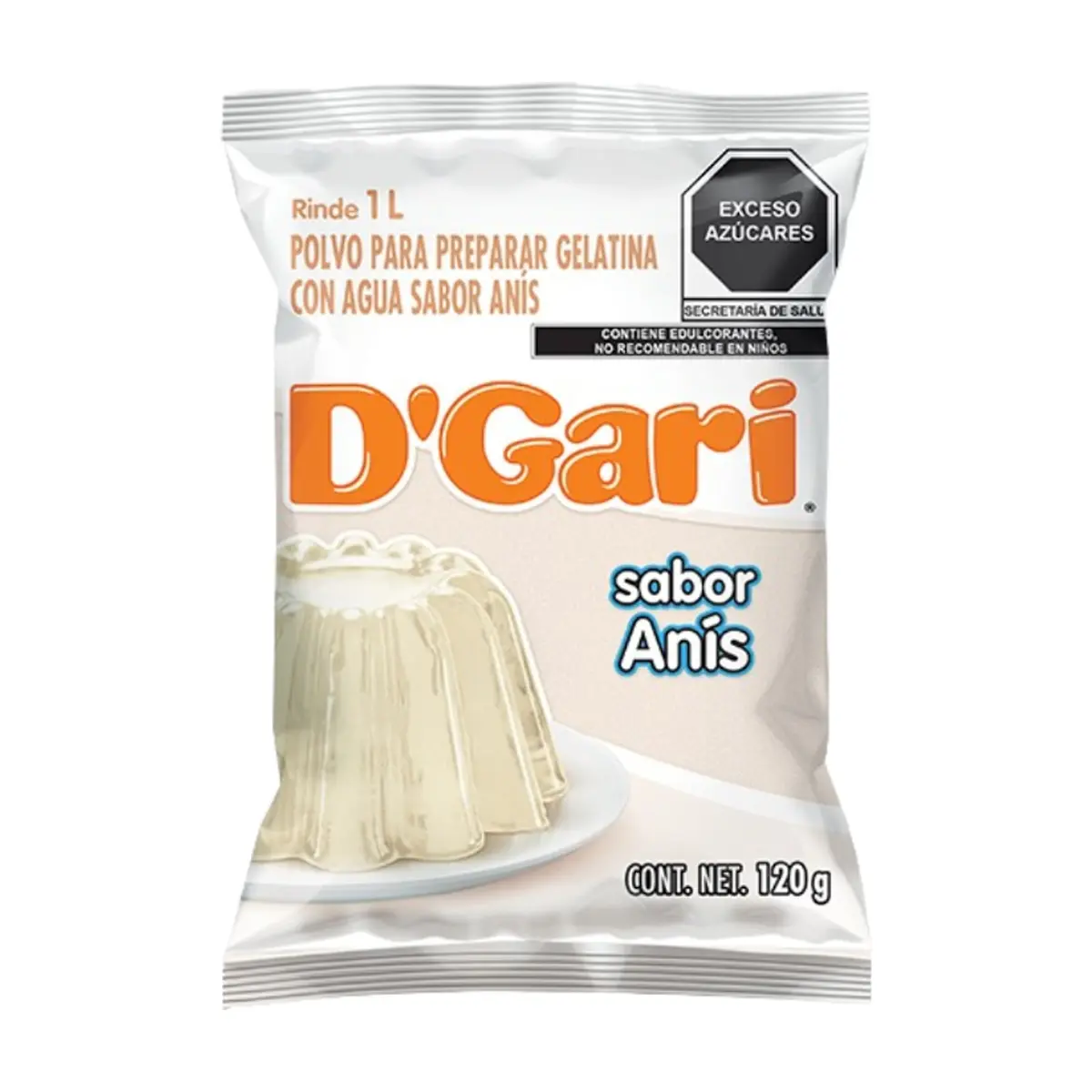 Gelatina de sabor anís D'Gari (120 g / 4.23 oz) - Thumbnail 3