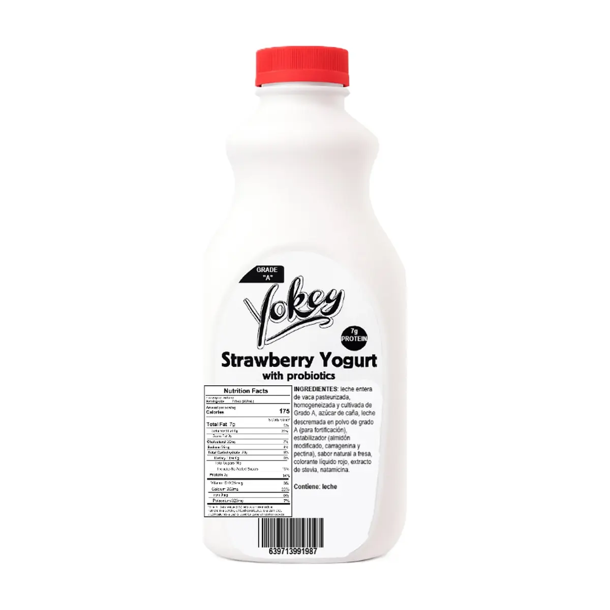 Yogurt de fresa con probióticos Yokey (1.54 L) - Miniatura 7