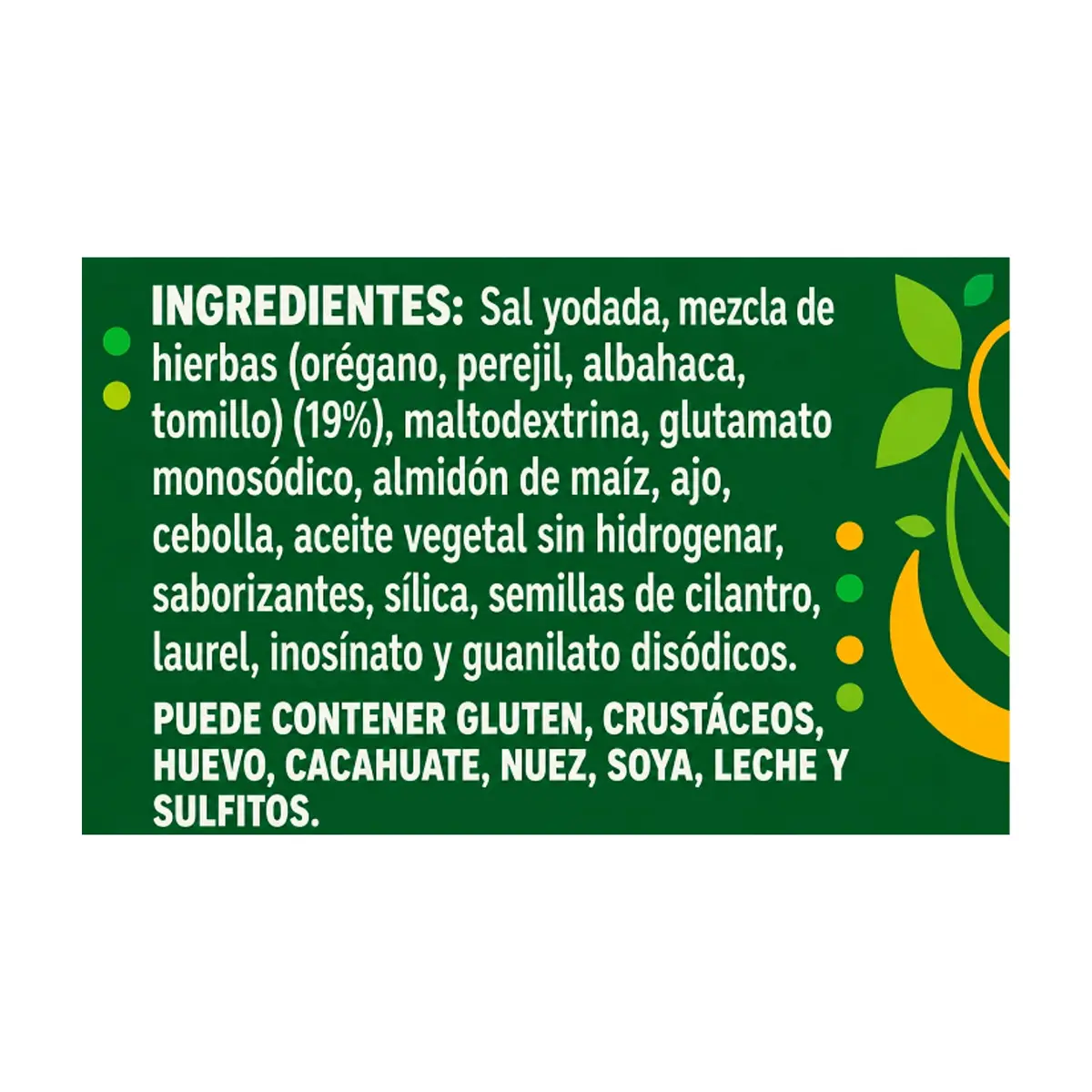 Sazonador mezcla italiana Knorr (65 g / 2.29 oz) - Thumbnail 3