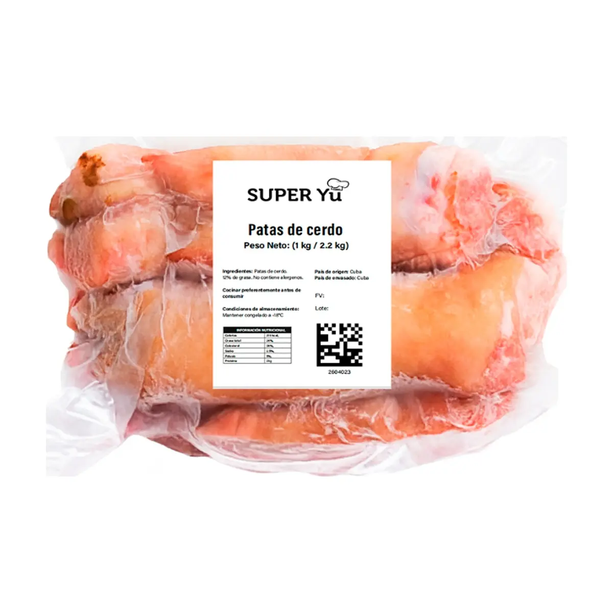 Patas de cerdo Super Yu (1 kg / 2.2 lb) - Thumbnail 2