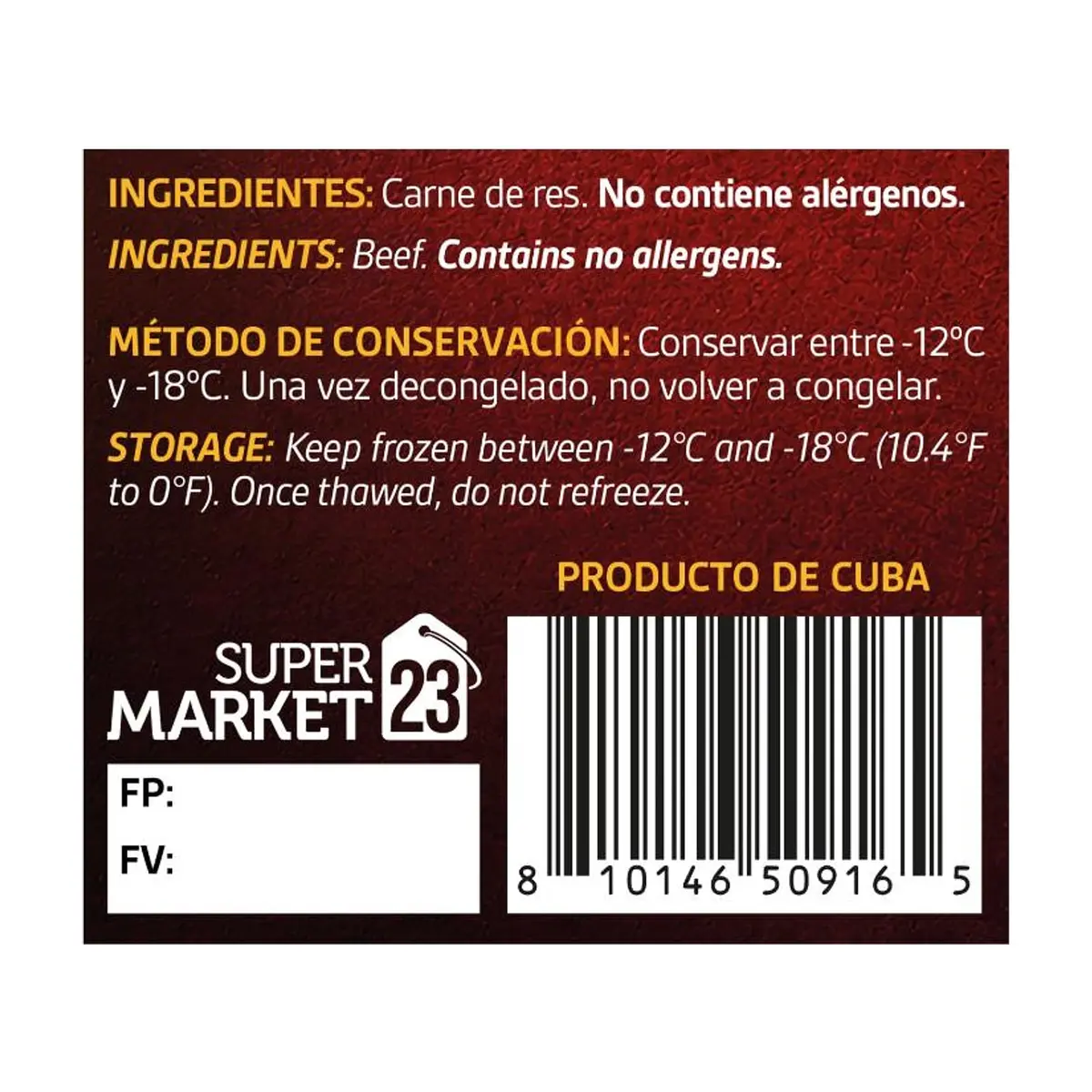 Boliche de res YEYA (1.5 kg / 3.3 lb) - Miniatura 3