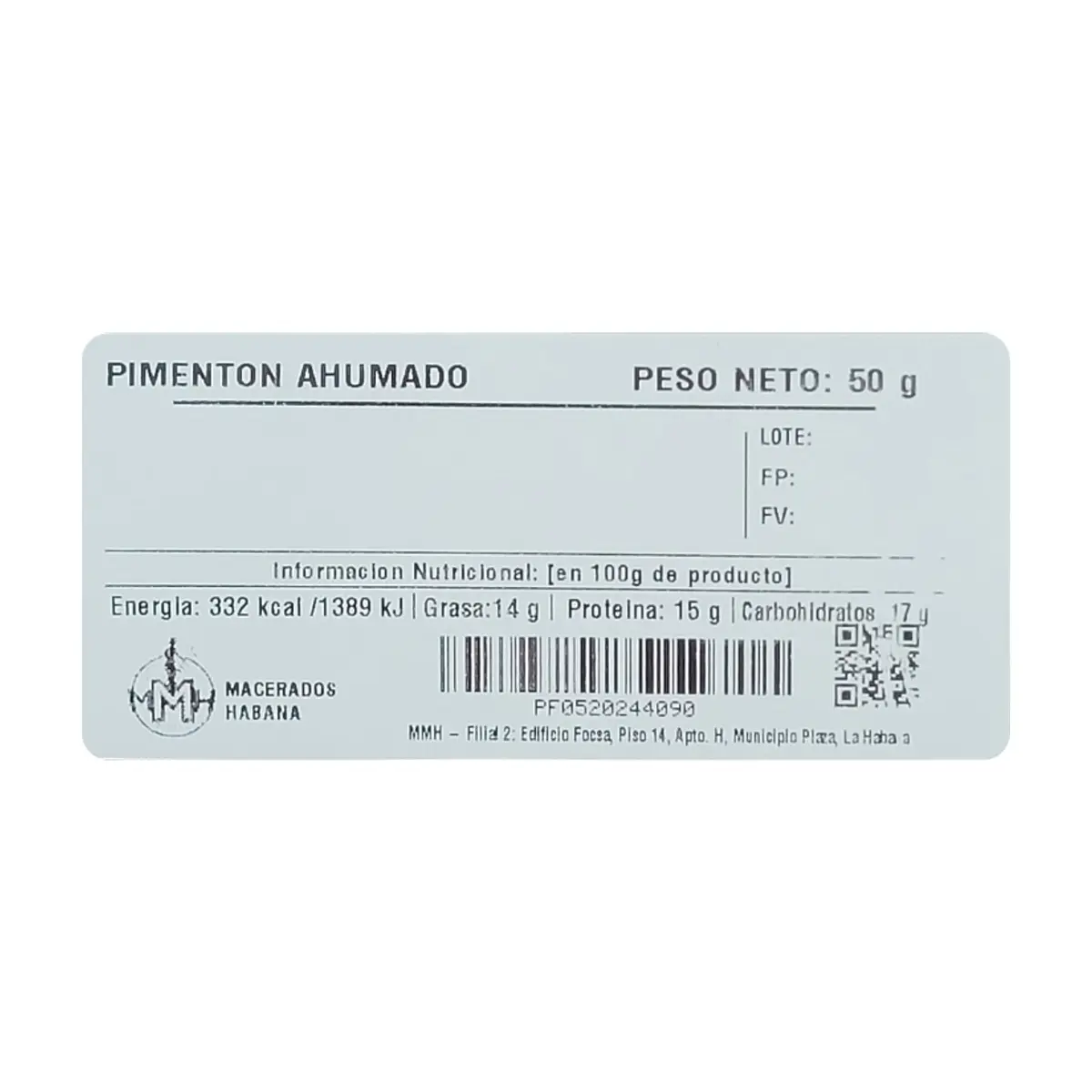 Pimentón Ahumado Macerados Habana (50 g / 1.76 oz) - Miniatura 2