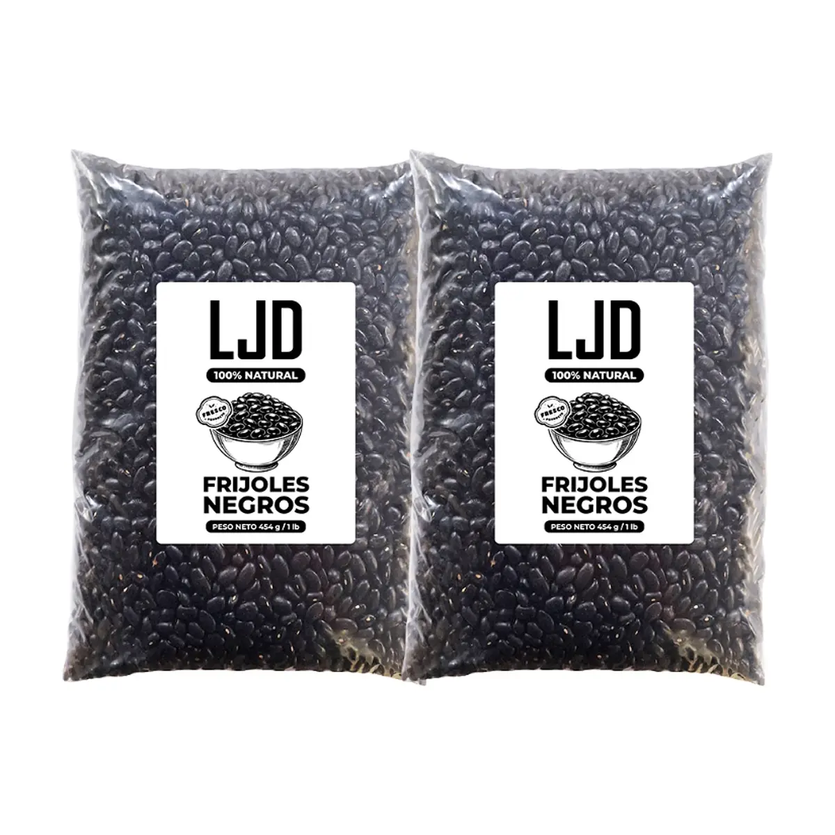 Frijoles negros LJD (2 x 454 g / 1 lb)