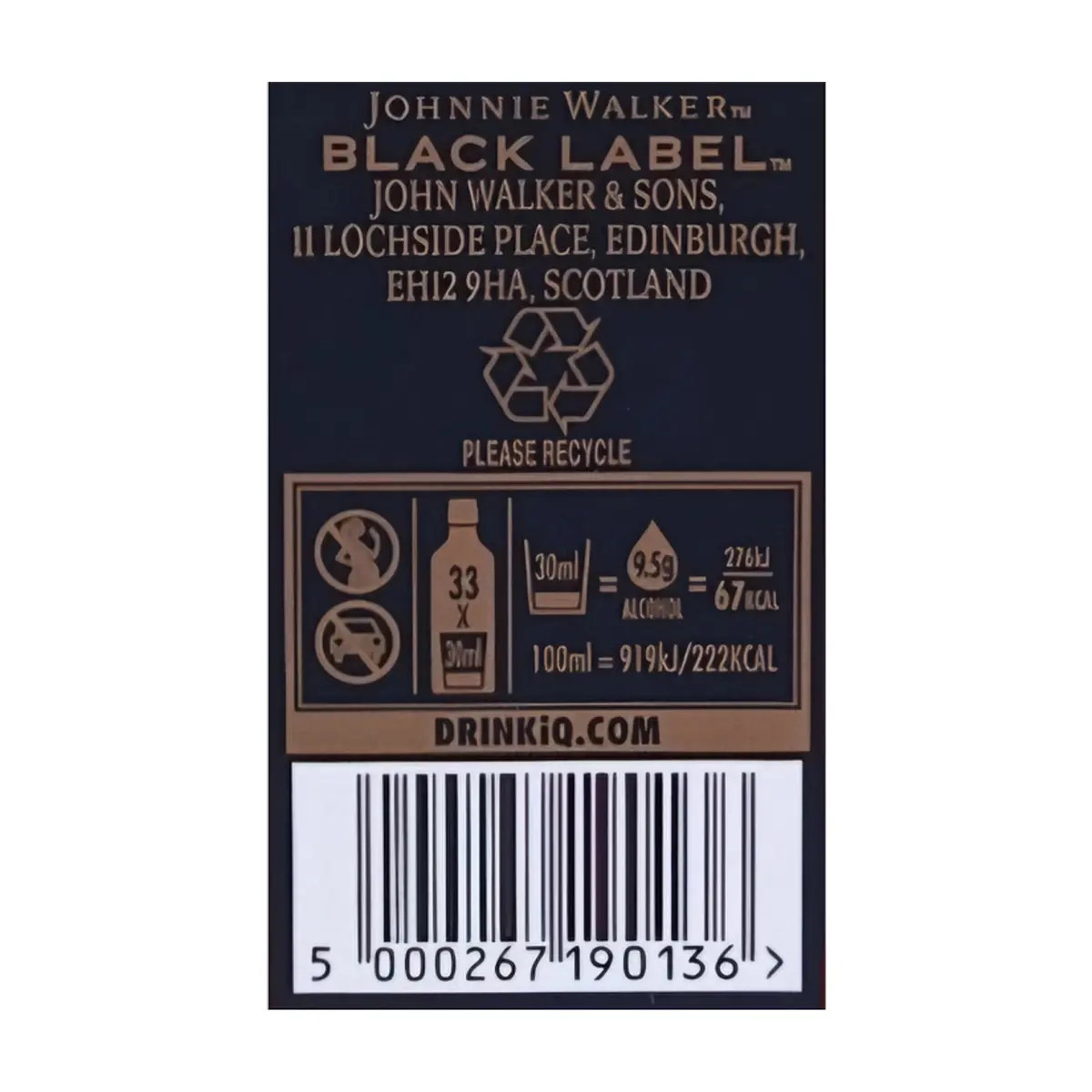 Whisky escocés mezclado Johnnie Walker (1 L) - Thumbnail 3