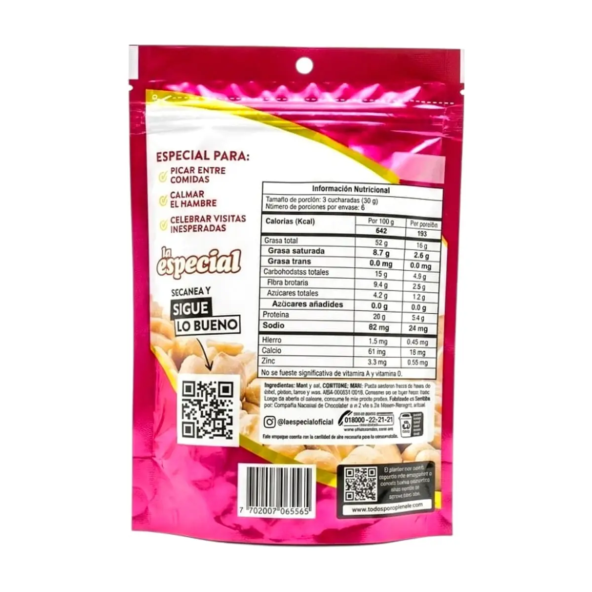 Maní con sal La especial (180 g / 6.35 oz) - Thumbnail 2