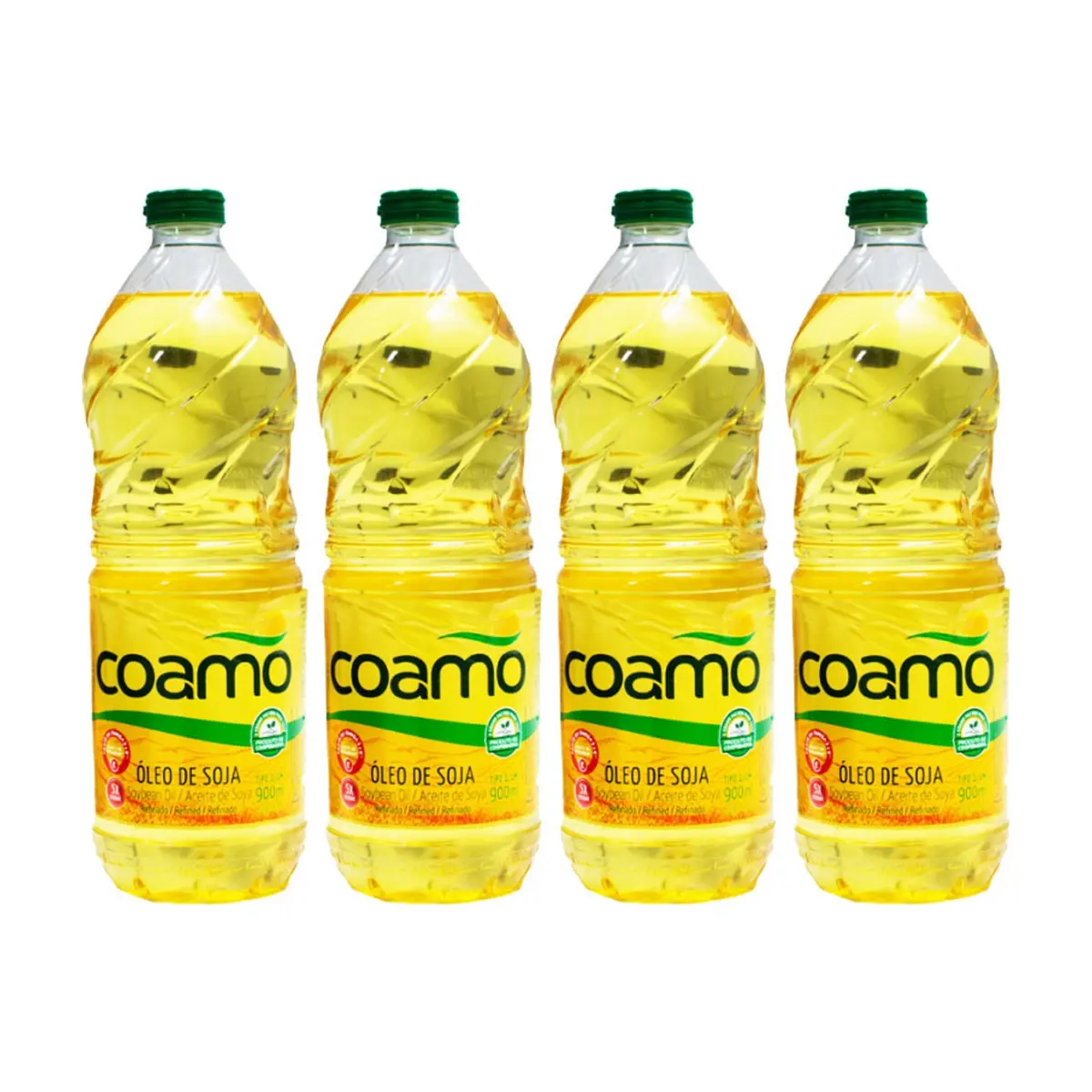 Aceite de soja refinado Coamo (4 x 900 ml)