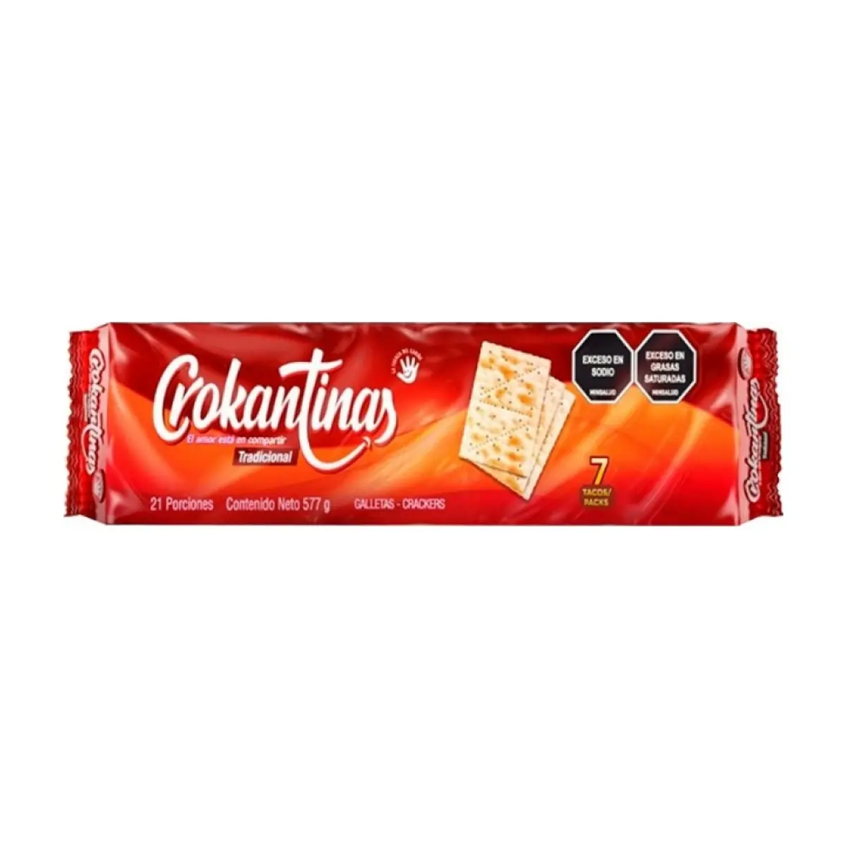 Galletas salada tradicional Crokantinas (577 g / 1.27 lb) - Miniatura 1