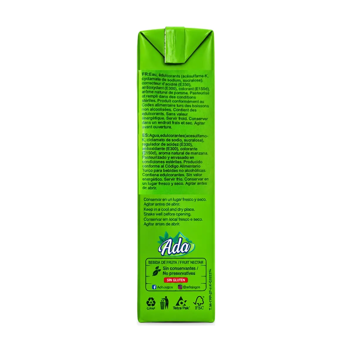 Bebida sabor a manzana Frutigo (200 ml / 6.76 fl oz) - Thumbnail 3