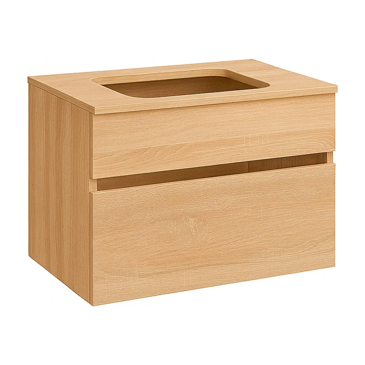 Mueble color roble bardolino 80 cm (2 cajones) Gala Jade G7900073