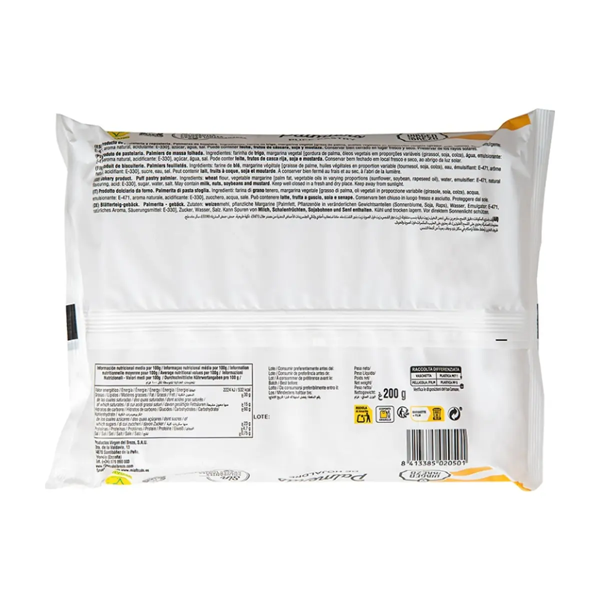 Palmeras de hojaldre Virgen del Brezo (200 g / 7.05 oz) - Thumbnail 4