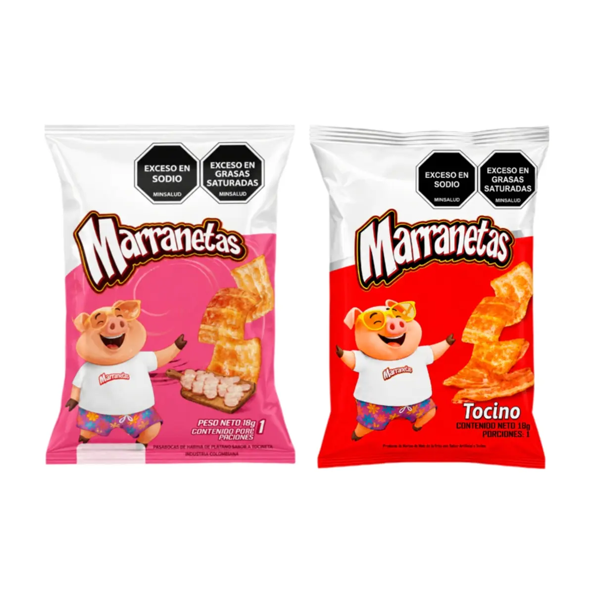 Marranetas sabor a tocino y jamón Yolis - Imagen 1
