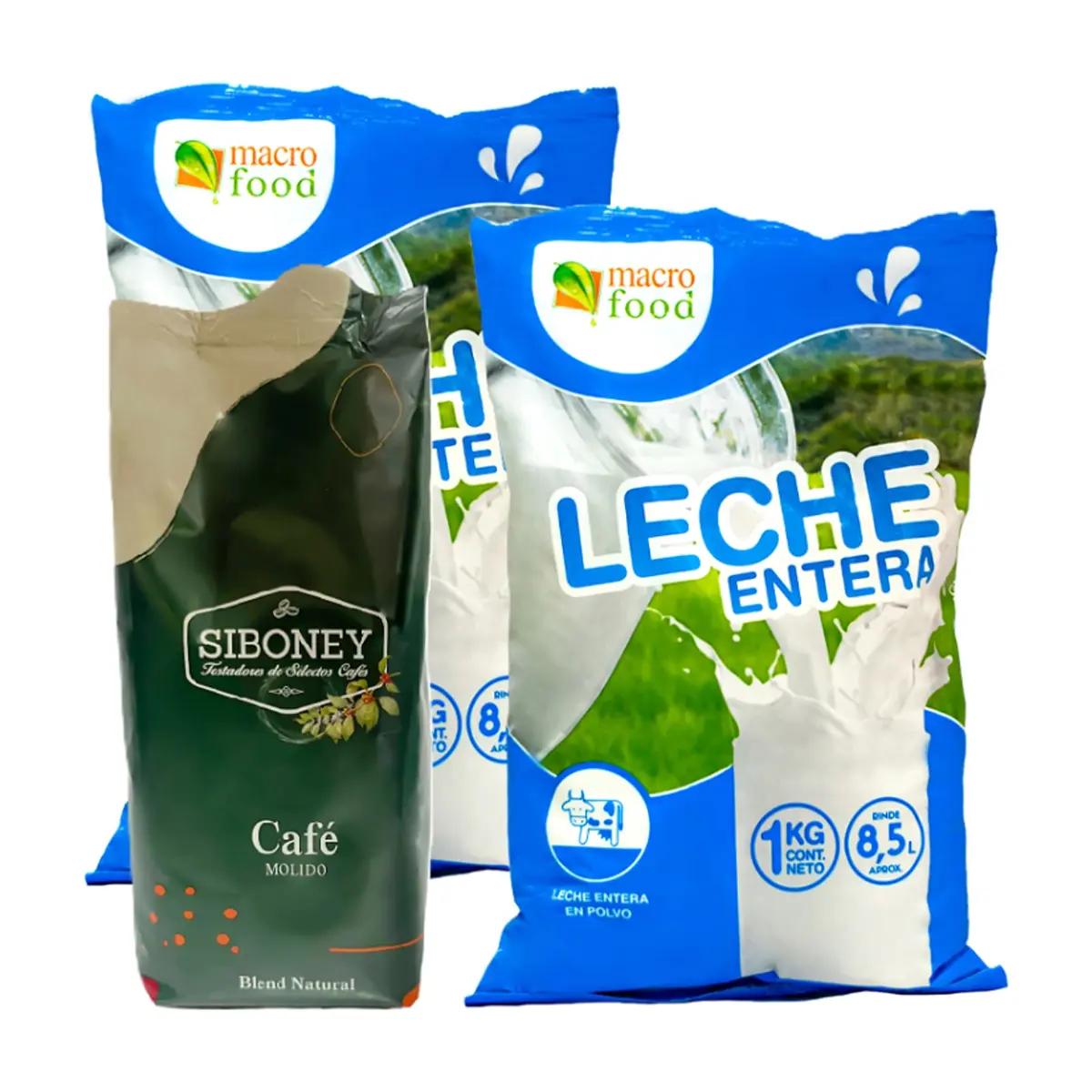 Leche en polvo + Café molido