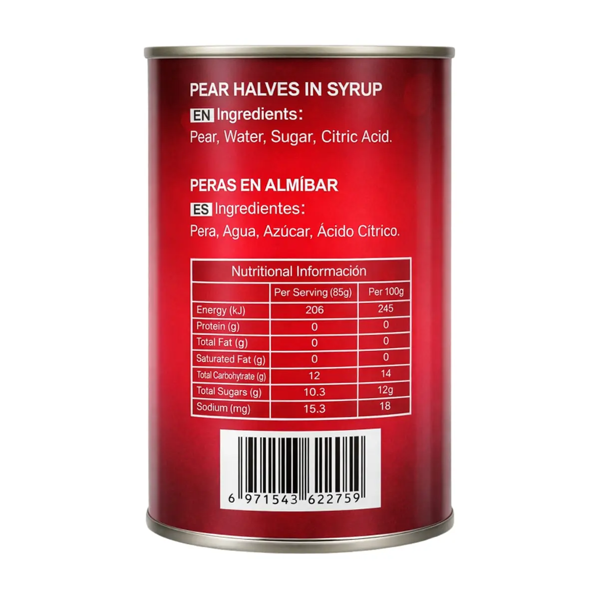 Pera en almíbar La Sabrosa (425 g / 14.99 oz) - Miniatura 2