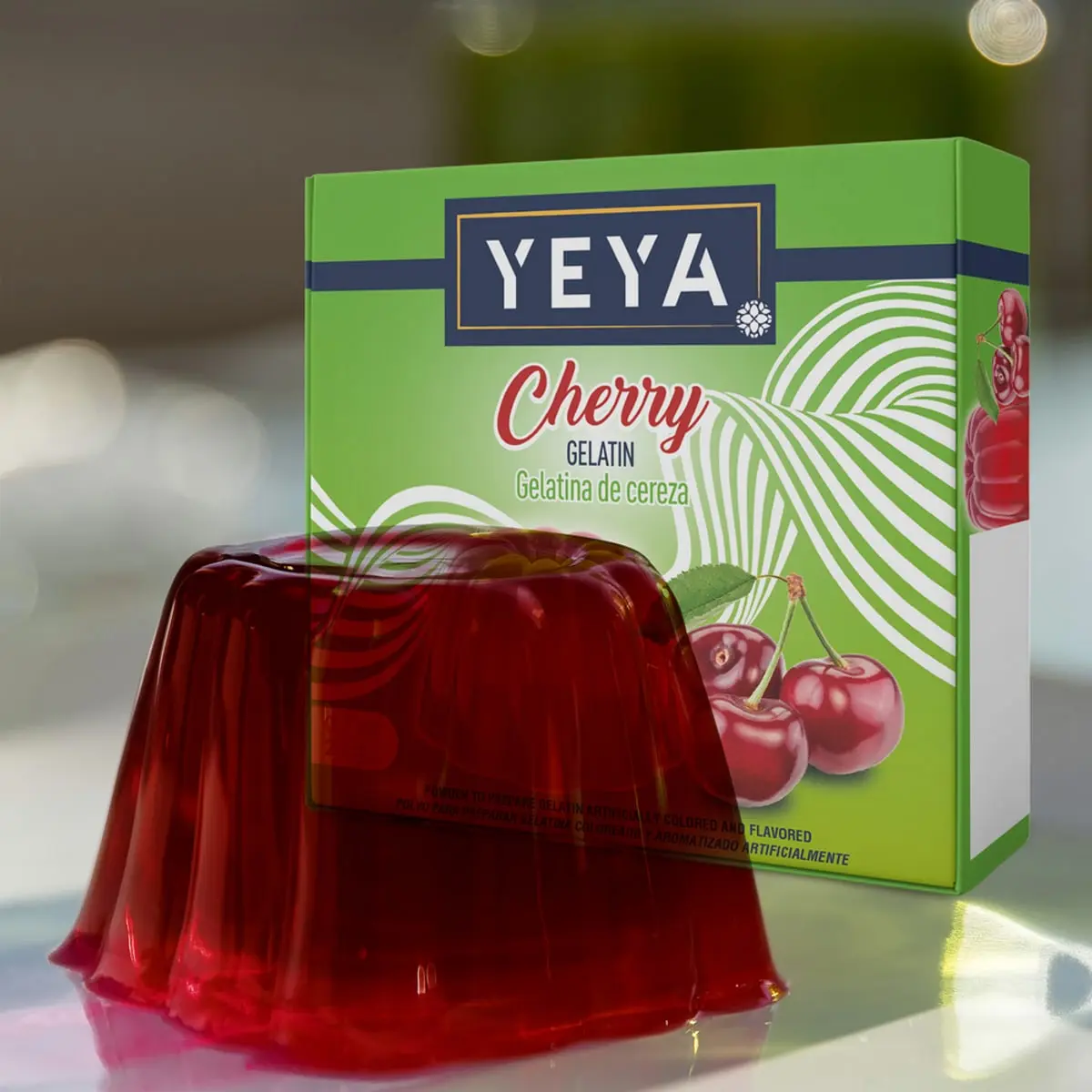 Gelatina sabor cereza YEYA (20 g) - Thumbnail 3