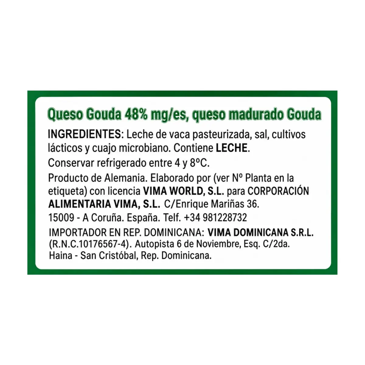 Queso Gouda Vima Foods (3 kg / 6.61 lb) - Thumbnail 2