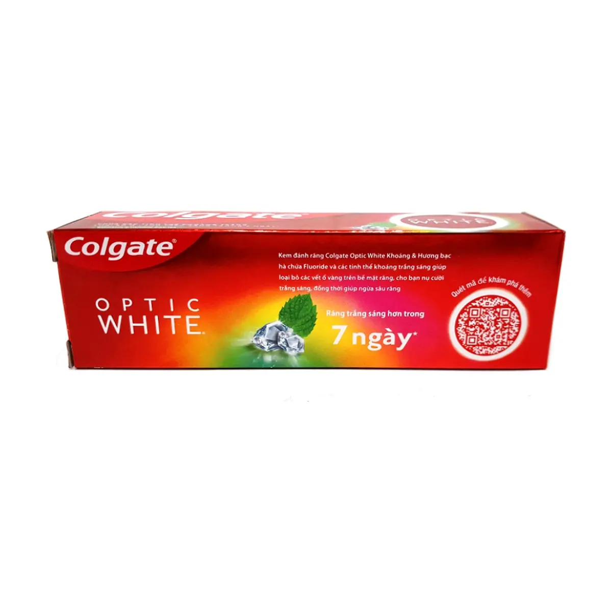 Pasta dental sabor a menta Mint Plus Mineral Optic White Colgate (100 g / 3.52 oz) - Thumbnail 2